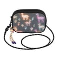 thumbnail image 2 of FORMRS Mini Crossbody Bag for Women Adjustable Shoulder Rope Travel Casual Phone Purse, Neon Llamas Pattern, 2 of 7