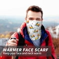 thumbnail image 7 of Neck Gaiter Face Cover Scarf, Geometric Train Pattern Soft Face Sun Mask Cover Scarf Headband Cooling Sweat Absorbing Bandanas Hiking Cycling Running, 7 of 7