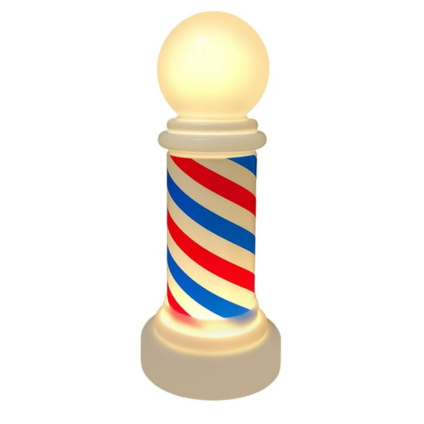 Luz de salón, lámpara de poste de salón, barbería, suministro de letreros para barbero, letreros luminosos, luz de barbero, luz de barbero para