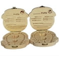 thumbnail image 5 of Creative Baby Teeth Box Saver Storage Box Wooden Children Teeth Holder Organize Box Milk Teeth Keepsake for Girls Boys, 5 of 5