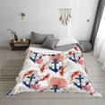 thumbnail image 6 of KLL Koi Fish And Corals Print Fleece Throw Blanket, Horizontal Fleece Bedding Cute Soft Blankets Comfy Fleece Flannel Plush Home Decor for Couch & Bed -50"x40", 6 of 9