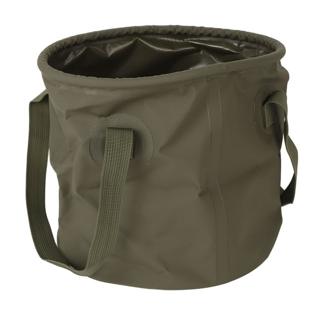 OD Verde Plegable Camping Cubo Plegable Portátil Plegable Cubo De Almacenamiento De Agua para Pesca Viajar Tamaño Pequeño 10L