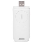 M Buder LCD USB Temperature and Humidity Data Logger, Reusable Record up to 32,000 Points, High Accuracy Sensor, Generates PDF and CSV Reports Automatically, 3.5 inches / 8.9 cm, White/Blue