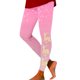 thumbnail image 1 of Gibobby Leggins termicos mujer Leggings de yoga ajustados con estampado navideño degradado para mujer Seven(Rosa,G), 1 of 5