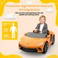 Tuekys 12V Ride on Car for Kids, Licensed McLaren Battery Powered