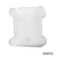 thumbnail image 2 of Toystoory 120 Uds hilo de bordar a mano artesanía hilo de coser bobina organizador punto de cruz soporte de almacenamiento tarjeta de tablero de bobinado Artesanía Transparente Toystoory HA027681-02, 2 of 3