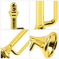 thumbnail image 5 of SHINYPASING 10Pcs Tiny Trumpet Golden Plastic for Store Display Hands On Ability Development, 5 of 5