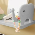 thumbnail image 5 of Kchsji Elephant Storage Shelf Wall Organizer Floating Shelf With Hooks, Space Saving Mini Storage Rack Organizer, Decorative Animal Shelf For Bathroom Bedroom Kitchen Study Home Decor Party Favors, 5 of 6