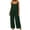 Army Green, variant on Women's Casual Sleeveless Wide Leg Jumpsuit with Pockets Loose Fit Summer Romper