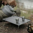 thumbnail image 4 of OULII 1 Set Foldable Liftable Small Desk Black Aluminum Alloy for Travel, 4 of 8