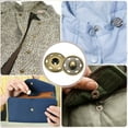 thumbnail image 7 of Uxcell 12 Set Sew-on Snap Buttons 25mm Metal Snap Fastener Buttons, Bronze, 7 of 7