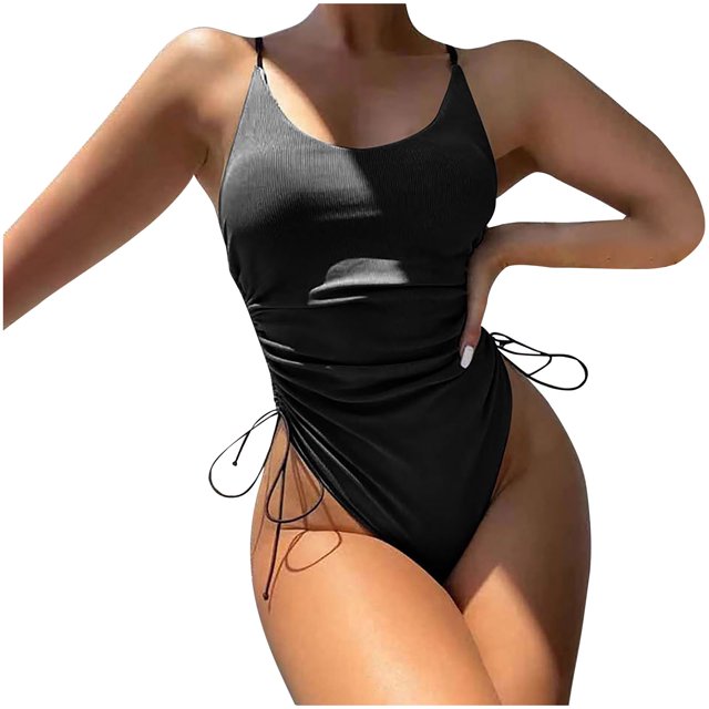 New Fashion Bikini One-Piece Sexy Backless Sling Small Fresh Swimsuit for Ladies Bikinis Tops