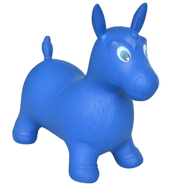 Bounce Buddies Blue Bounce Horse RideOn