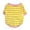 Yellow, variant on Pet Clothes Dog Striped Round Neck Tee Korean Style Pet Shirt for Small Dogs Comfortable Lightweight Knit Top for Daily Wear,25 cm,Red