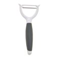 thumbnail image 1 of Starfrit Ultra Sharp Razor Peeler, Straight Blade, Ergonomic Handle, Protective Cover Included, Perfect for Carrots, Potatoes, Cucumbers, Apples, Dishwasher Safe, Eye Remover, 1 of 3