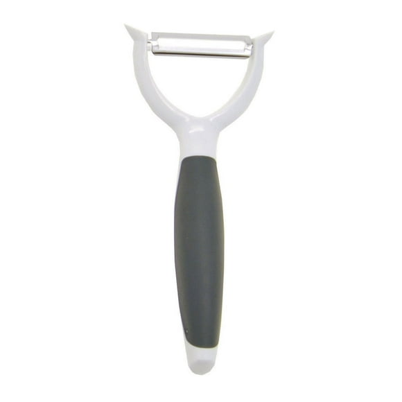 Starfrit Ultra Sharp Razor Peeler, Straight Blade, Ergonomic Handle, Protective Cover Included, Perfect for Carrots, Potatoes, Cucumbers, Apples, Dishwasher Safe, Eye Remover