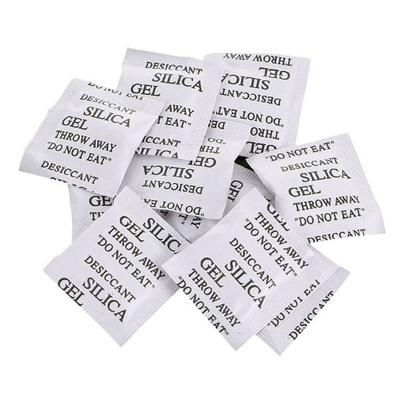 Riforla 10 Packs 1g Silica Gel Desiccant Dehumidifier Office&Craft&Stationery Clear