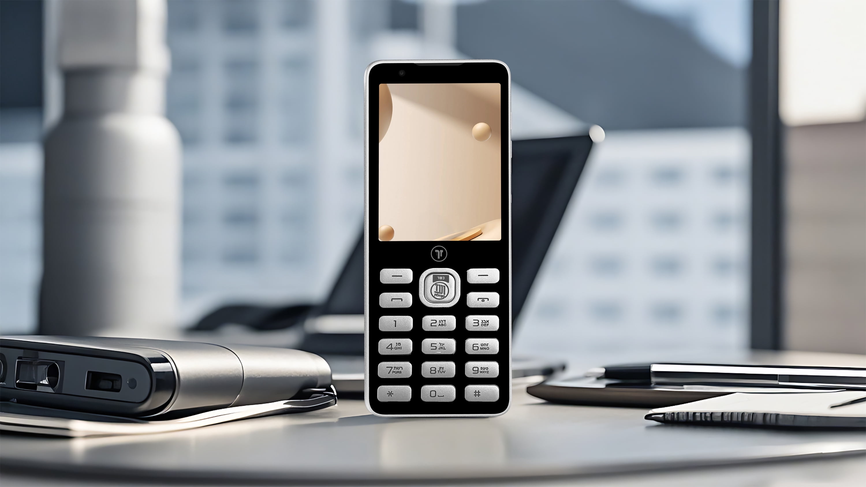 Kosher Tak Cell Phone Kit with Cable Type C, AC Adapter