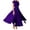 D623/Purple, variant on Afdoent Women's Dresses Elegant Asymmetrical Neckline Casual Dress For Sleeveless Flowy Swing Waistband Summer Dress Travel Outfits