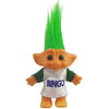 Vintage Troll Dolls, Lucky Doll Chromatic Adorable for Collections, School Project, Arts and Crafts, Party Favors - 7.5" Tall(Include The Length of Hair) (Green)