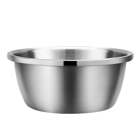 

NUOLUX Bowl Mixing Stainless Steel Baking Bowls Washinglarge Round Basin Classic Metal Kitchen Vegatable