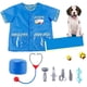 thumbnail image 3 of Juego de rol de Halloween, juego de rol de disfraces para niños y niñas de 3 4 5 6 7 años Ropa veterinaria Zulema Traje de juego de rol, 3 of 8