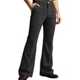 thumbnail image 5 of Rvwovn Men's Flare Dress Pants Slim Fit High Waist Bell Bottom Pants for Party Vintage Casual Wear, 5 of 7
