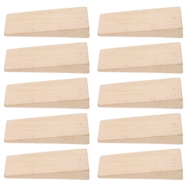10pcs Wooden Handle Wedges Axe Repair Hammer Handle Wedge Replacement For Axe Fixing Tool Maintenance Accessory