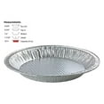 thumbnail image 2 of 10" (Actual Top-Out 9-5/8 Inches - Top-In 8-3/4 Inches) Aluminum Pie Pan - Disposable Baking Tin Plates Waffle Bottom (Pack of 400), 2 of 4
