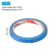 thumbnail image 2 of Uxcell 33ft x 0.4" Table Tennis Side Tape, 3 Pcs Available in 20 Rackets Protect the Edges, Blue, 2 of 6
