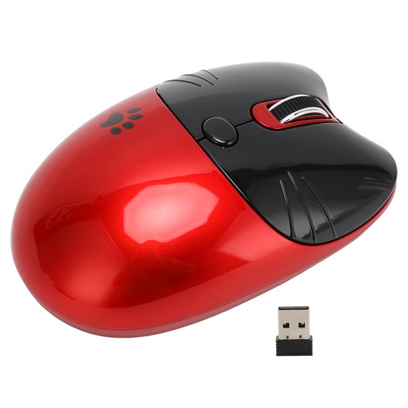 Souris mignonne sans fil, double mode BT5.1 et 2,4 GHz, clic silencieux 3 DPI réglables, mise en veille automatique portable pour fille, bureau, école à domicile