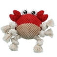 thumbnail image 1 of Squeaky Dog Toy Stuffed Plush Chew Toy for Teeth Cleaning Puppy Small Medium Large Dog, 1 of 8