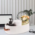 thumbnail image 4 of Yvsxxv Woven Storage Basket With Double Handles Cotton Rope Basket Toy Storage Organizer for Living Room Baby Nursery Drawer, 4 of 7