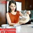 thumbnail image 4 of Crown 7 inch Cake Pans, 2" Deep, 2 Pack, Professional Baking Pans, Heavy Duty, Easy Release, Pure Aluminum, 4 of 8
