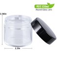 thumbnail image 2 of Frascos de vidrio Hoa King de 4 oz/120 ml, paquete de 30 con tapas para cosméticos, 2 of 7