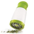thumbnail image 2 of 1 pc Herb Mill Chopper Cutter Stainless Steel Blades Safely New Parsley chopper Herb Mill Grinder,（green）, 2 of 5