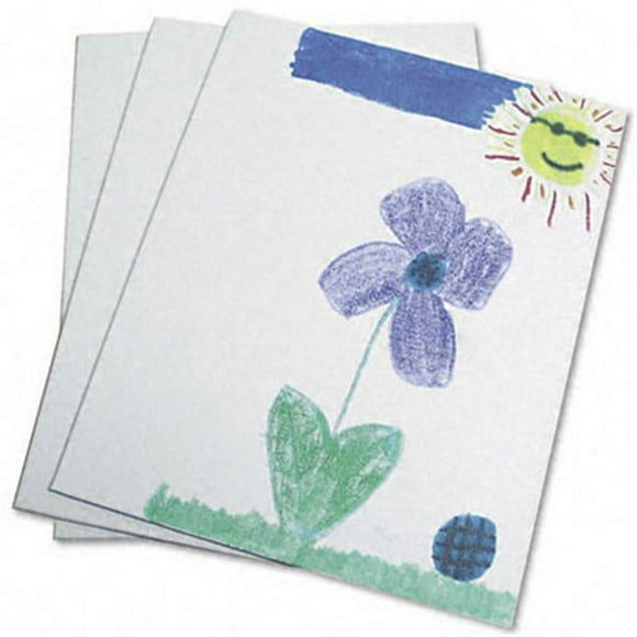 Chenille Kraft 6052 Panneau de Toile 9 x 12 Blanc Trois par Pack