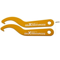 Maxpeedingrods 1pair Steel Adjustment Steel Spanner Wrench for Performance Aftermarket Coilover Fits select: 2001-2009 HONDA CIVIC LX, 2010-2011 HONDA CIVIC VP