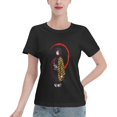 thumbnail image 1 of Women's Basic Short Sleeve T-Shirt Demon Slayer Tomioka Yiyong, 1 of 6