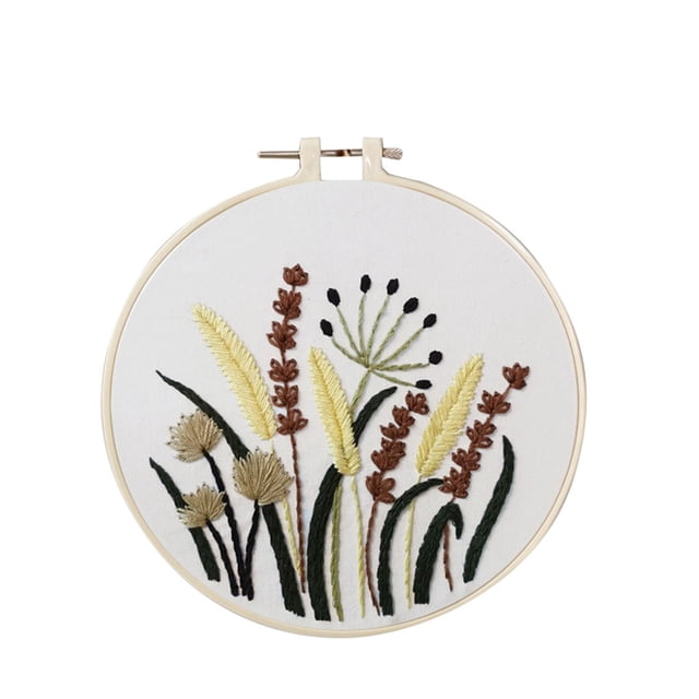 Cross Stitch Hoops and Frames Embroidery Cross Stitch Kit Set for Beginners-Handmade Embroidery Diy