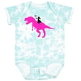 thumbnail image 3 of Inktastic Princess Riding Her T-rex Girls Baby Bodysuit, 3 of 5