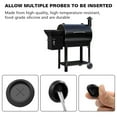 6Pcs Black Rubber Meat Probe Grommet Replacment Parts for Traeger Wood