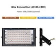 thumbnail image 2 of lámpara de crecimiento AC180-240V 100W 96LEDs Luz de crecimiento de plantas de interior Lámpara de crecimiento de espectro completo para plantas de interior Vegetales y flores Luz de suplemento de inv Andoer lámpara de crecimiento, 2 of 7