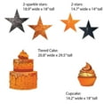 thumbnail image 2 of Orange Glitter Drip Yard Sign Accessory Package, Orange Drip Sparkle Yard Decorations (12 pcs Total), 2 of 7