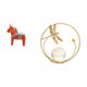 thumbnail image 5 of Figura Decorativa De Caballo De Cristal Dalecarlian Para Estantería, Entrada, Armario, Pasillo, Chimenea, Dormitorio, Sala De Estar, Oficina., 5 of 8