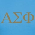 thumbnail image 3 of CafePress - Alpha Sigma Phi Greek Letters Gold T Shirt - Women's Traditional Fit Dark T-Shirt, 3 of 4
