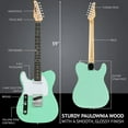 thumbnail image 5 of LyxPro 39-Inch Left-Hand Telecaster Electric Guitar, 5 of 8