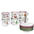 thumbnail image 4 of Christmas Theme Espresso Cups with Saucers - 4 ounce Demitasse Cups - Set of 6 Kids Christmas Mugs, 4 of 4