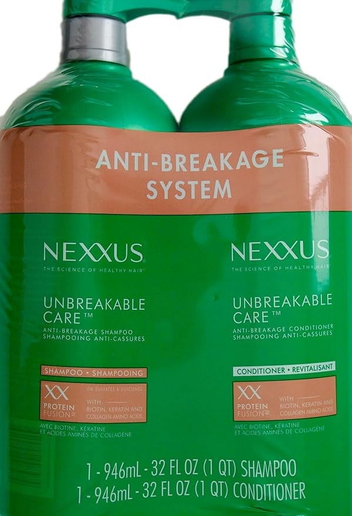 Nexxus Unbreakable Care Shampoo and Conditioner, 32 oz