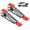 Red&Black, variant on Wisykoke 2 PCS Hydraulic Car Ramp, 5T/12000 LBS Heavy-Duty Car Ramp, Portable Car Ramps for Oil Changes, 9.45"-13.78" Lifts, Car Lifts for Home Garage, Vehicle Auto Garage Repair